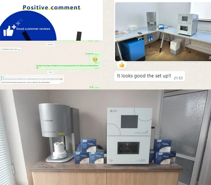 5 Axis Wet Dental Milling Machine customer feedback 5 Axis Wet Dental Milling Machine customer feedback
