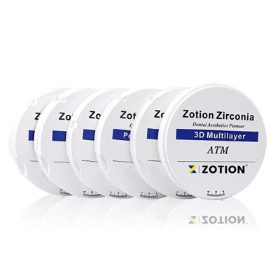 Dental Zirconia Blank 3D Multilayer Til Helkeramik