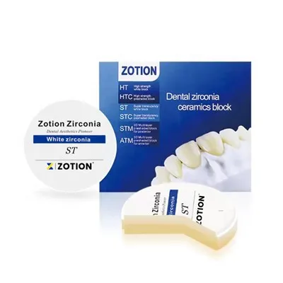 Corona de implante de Bloque de Zirconio Dental Material Dental Chino